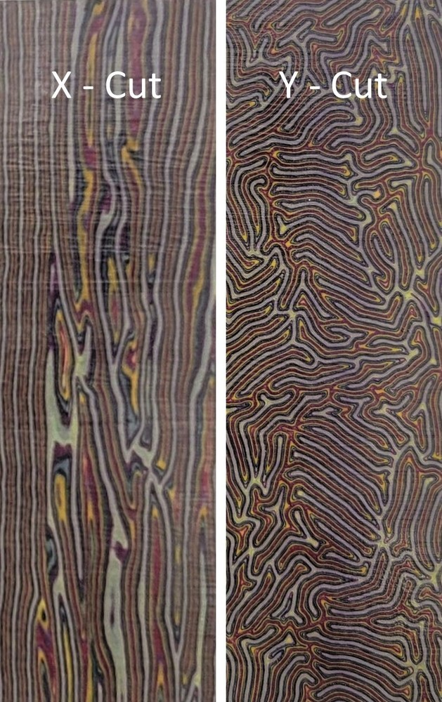 CRAZY FIBER PYTHON (2) .250 CRAZYFIBER KNIFE HANDLE SCALES 1.6X5.6 Y