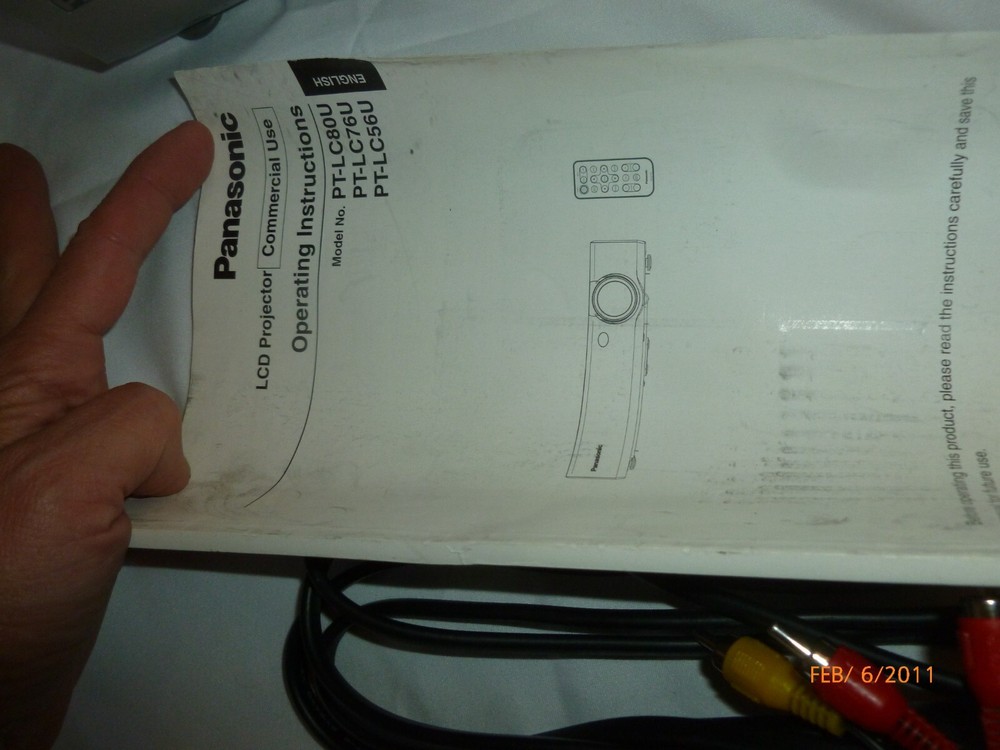 Panasonic LCD Projector PT-LC76U tested