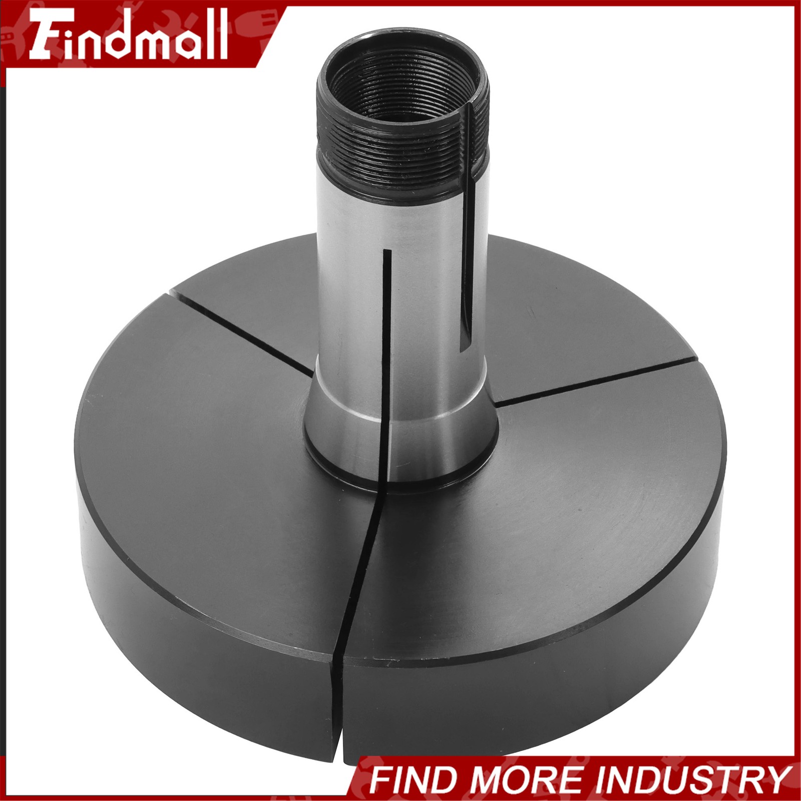 Findmall 5 Inch 5C Step Collet 1-1/8 Bore Precision Ground Steel Lathe Tool