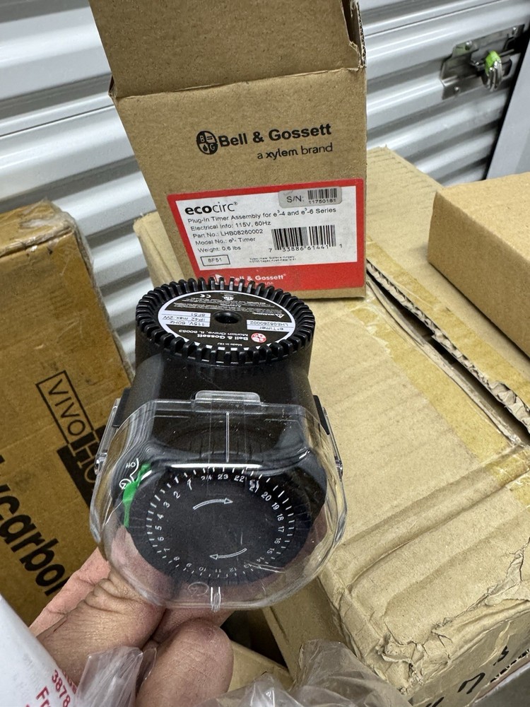 Bell & Gossett LHB08260002 Plug and Play Timer, For Use With e3 ecocric