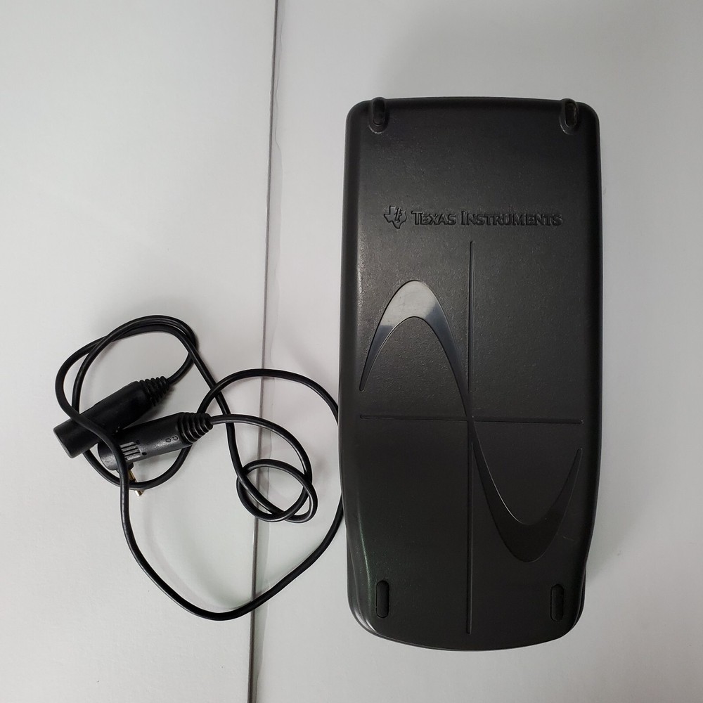 Texas Instruments TI-83 Graphing Calculator Black Includes Original Link Cable