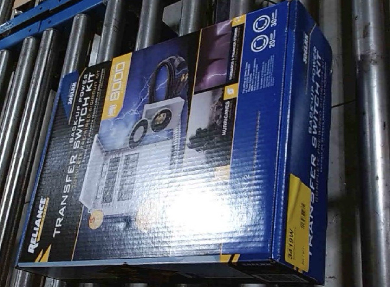 Reliance Controls 3006HDK Manual Transfer Switch Kit 30A 6-Circuit 8000 Watts