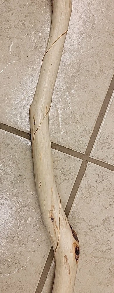 58" MN Diamond Willow Wire Wrapped Walking Stick