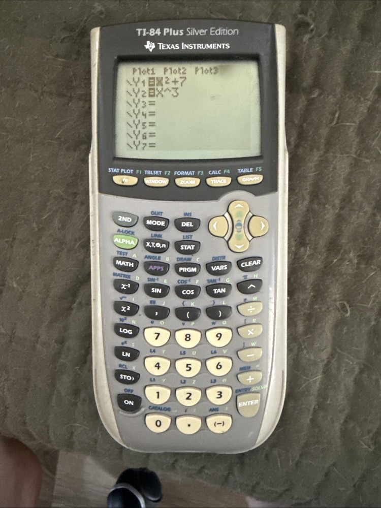 Texas Instruments TI-84 Plus Graphing Calculator - Silver