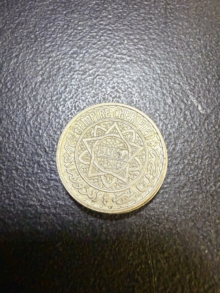 MOROCCO 10 FRANCS 1366