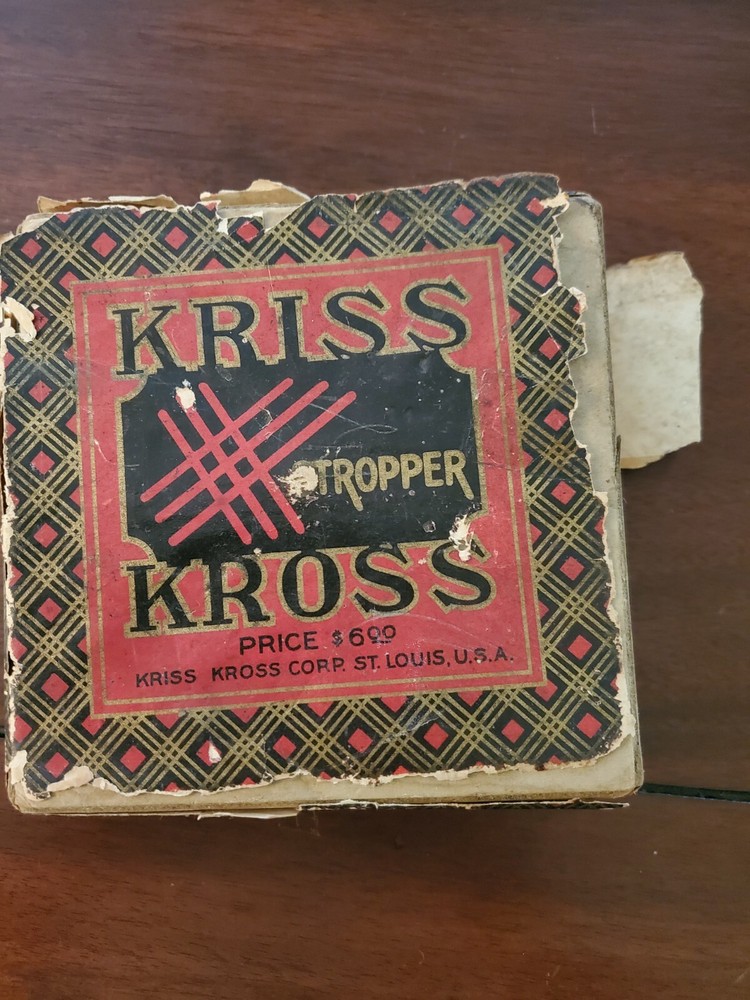 Vintage Kriss Kross Stropper Razor Blade Sharpener