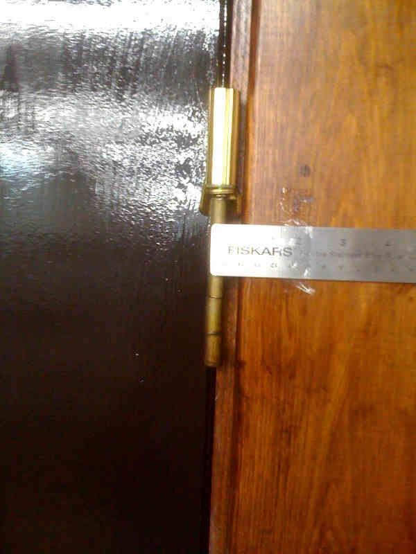 Hinge Pin Door Closer - Bright Brass L-B6000