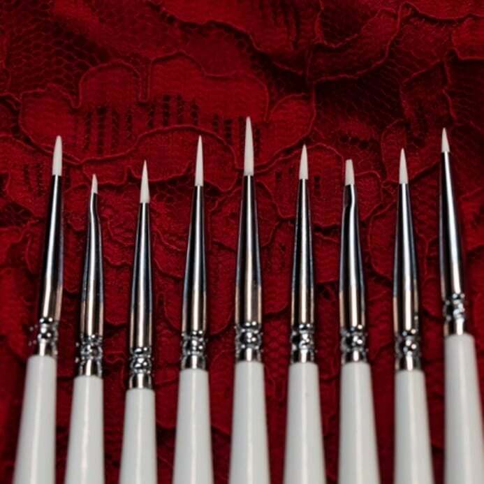 GhosTiny Fine Detail Paint Brush Set For Miniatures Ghost Brushes