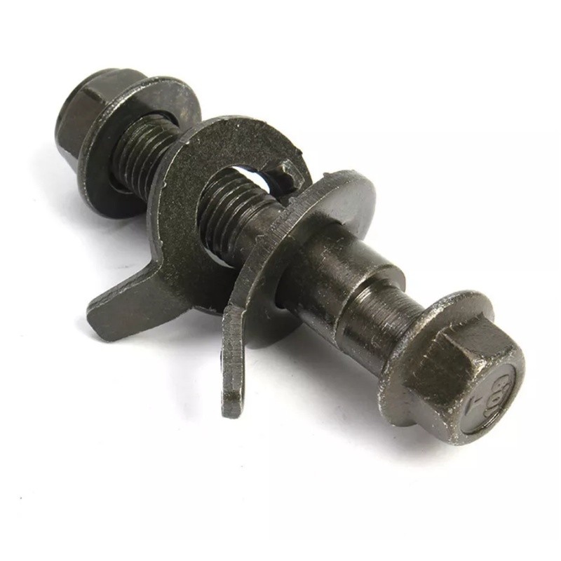 4PCS AUTO FRONT LEFT & RIGHT CAMBER BOLTS ALIGNMENT 16MM ADJUSTABLE CAM BOLT KIT