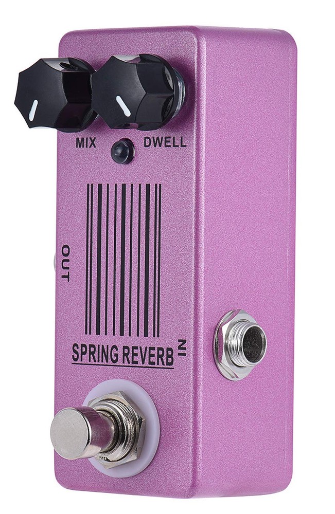 YMUZE Mini Spring Reverb Guitar Effect Pedal