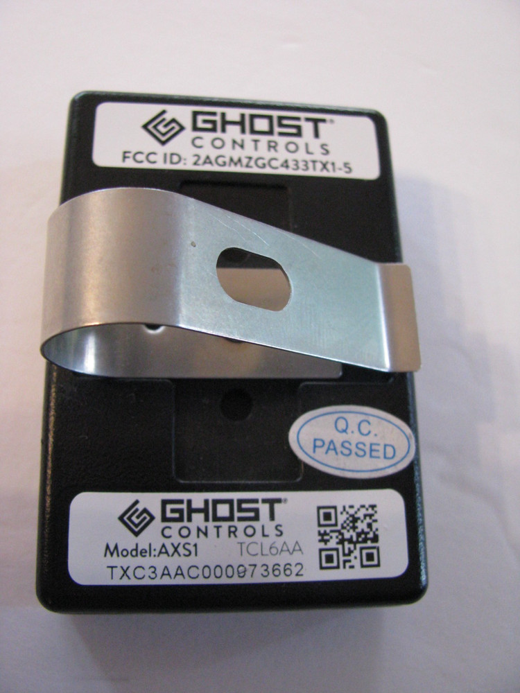 (3 PK )GHOST CONTROLS AXS1 3 BUTTON TRANSMITTER REMOTE CONTROL GATE OPENERS R4