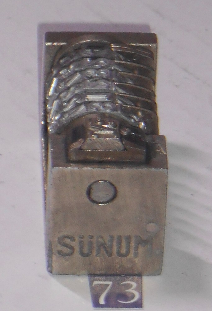 SUNUM | letterpress numbering machine | 73
