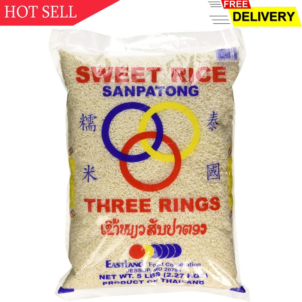 Thai Sticky Rice (Sweet Rice) 5 Lbs