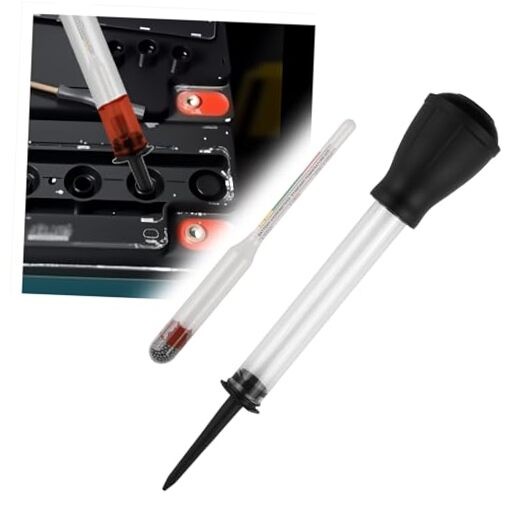 10.63 Inch Battery Hydrometer Tester - Precision Quick Acid Tester Deep