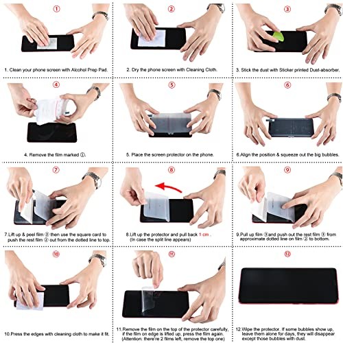 (3 Pack Front Screen Protector Compatible for Motorola Razr+/Razr Plus 2023,