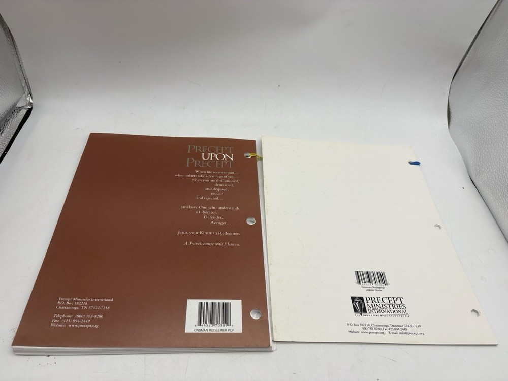 Precept Upon Precept Kinsman Redeemer Bible Study & Leader Guide Set
