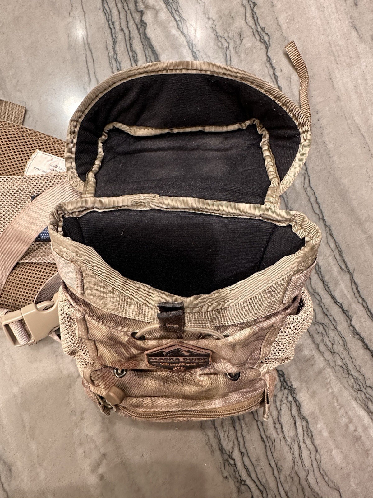 Alaskan Guide Creations Bino Harness Classic Max In Kryptek Highlander Camo