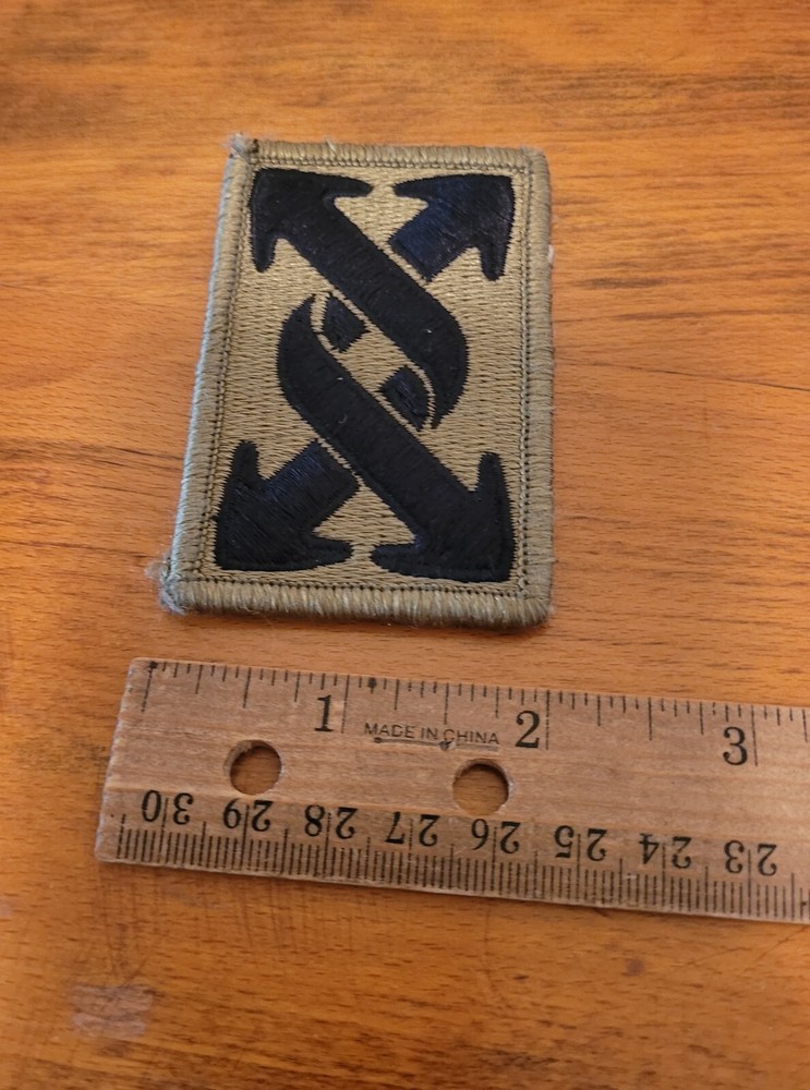 US Army 143rd Transportation Brigade Patch Loop Connector