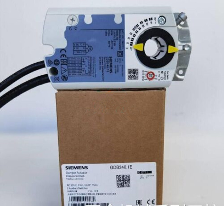 Siemens GDB346.1E electric switch regulating damper actuator.