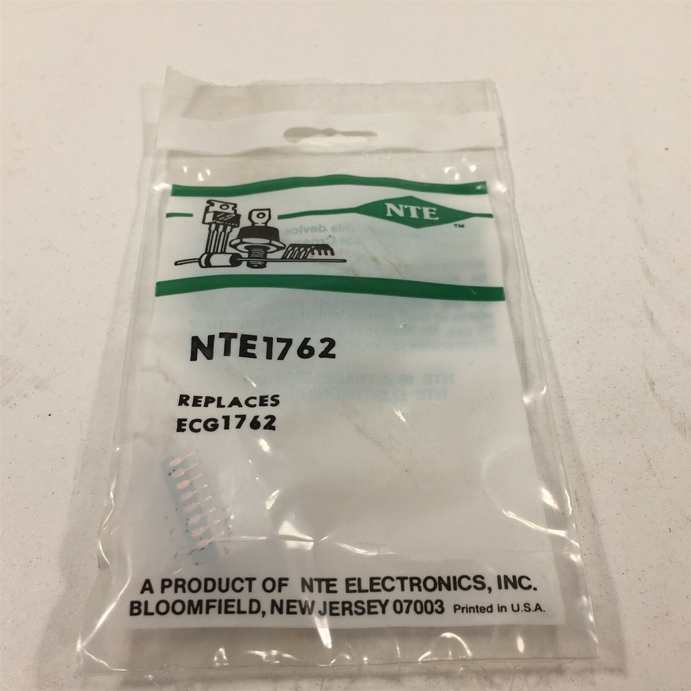 (1) NTE NTE1762 Integrated Circuit Infrared Remote Control Preamp (Active Low)