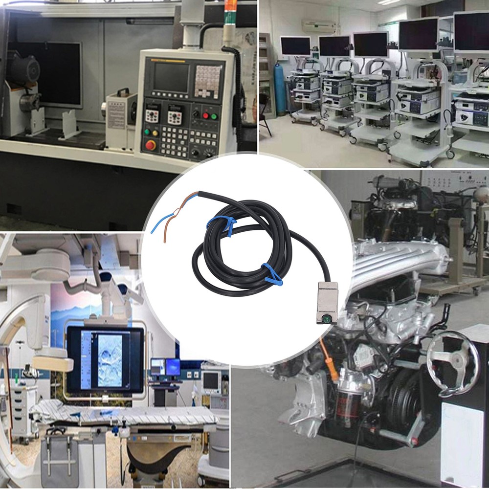 5Pcs Magnetic Switch Sensor 2 Wire Normally Open Proximity Sensor 100mA AC DC