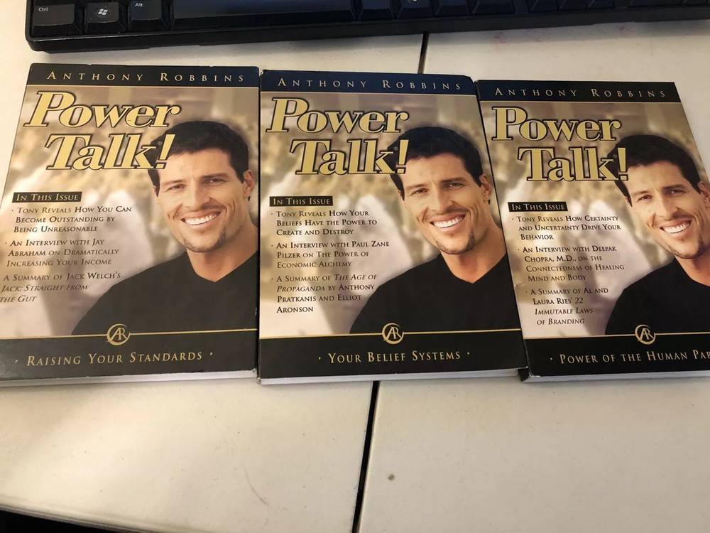 Anthony Robbins Power Talk 3 Different Issues preowned