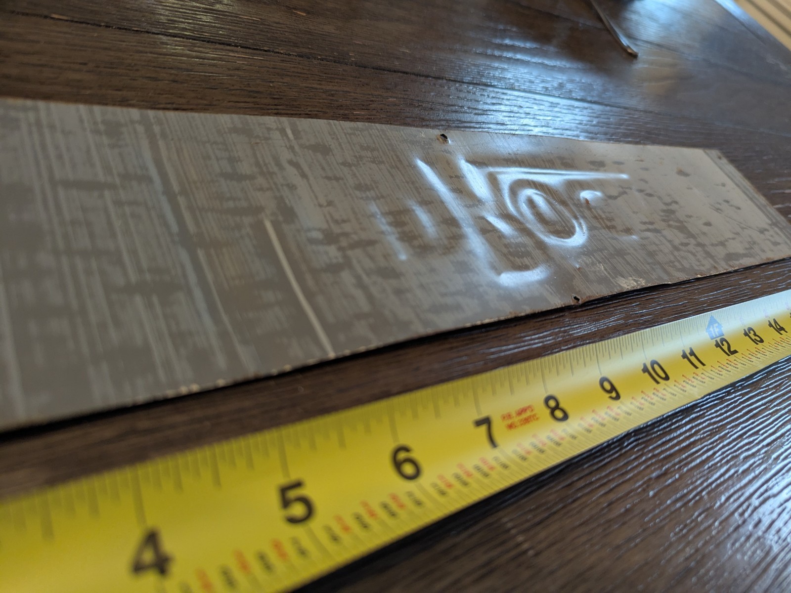 RARE RED ROCK COLA TIN TACKER STRIP SIGN EMBOSSED STOUT CO. 100% ORIGINAL