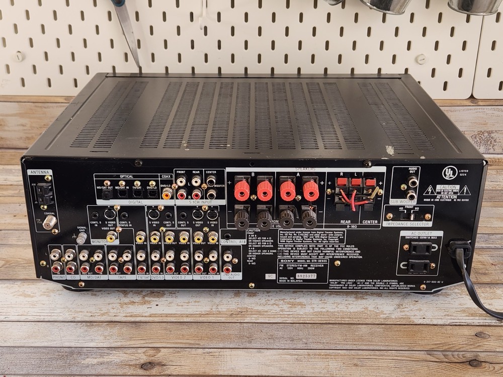 Sony STR-DE935 AV Receiver Dolby Digital/DTS 5.1 Digital A/V Controller Tested