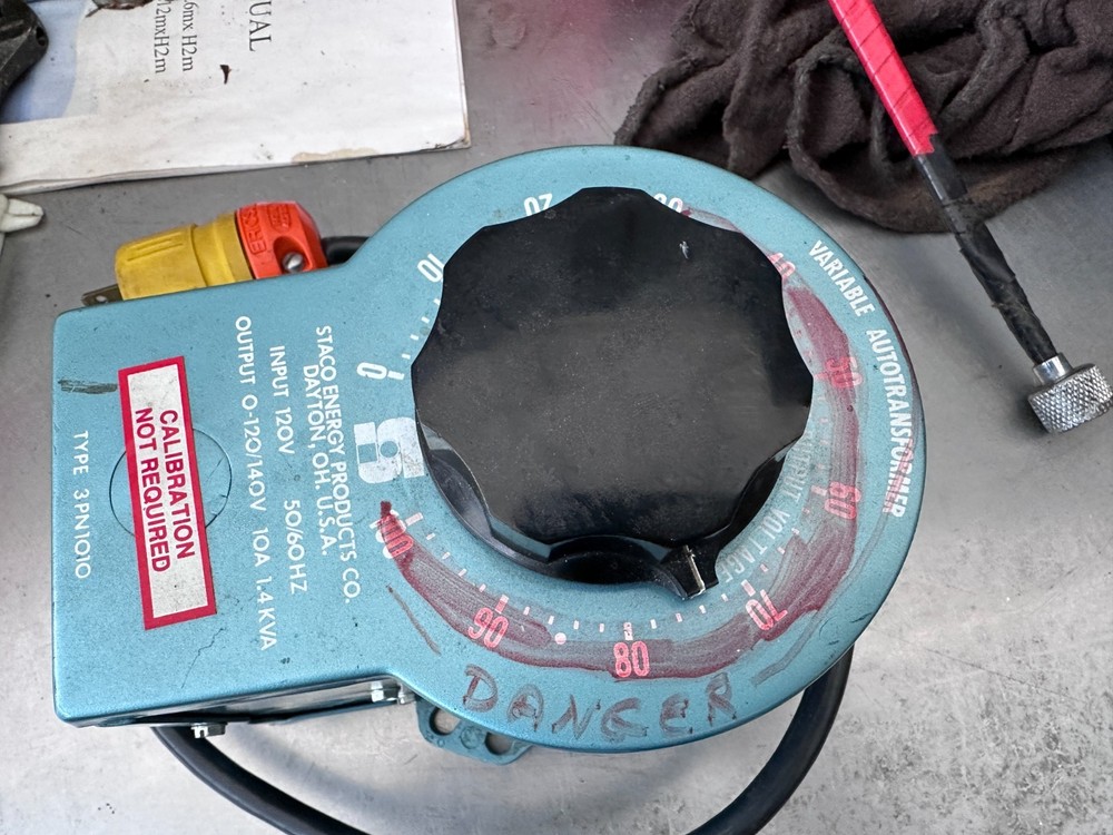Staco Energy Products Type 3PN1010 Variable Autotransformer