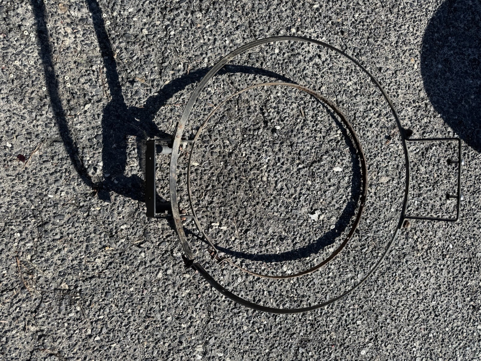 Big Large Green Egg Hinge Band Replacement Part for Grill, Used