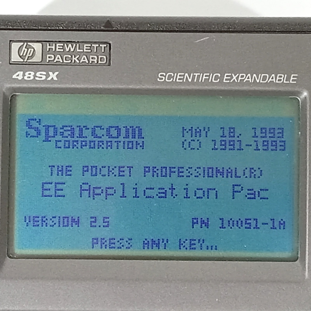 Sparcom Pocket Professional Electrical Engineering Application Pac v2.5 & Manual