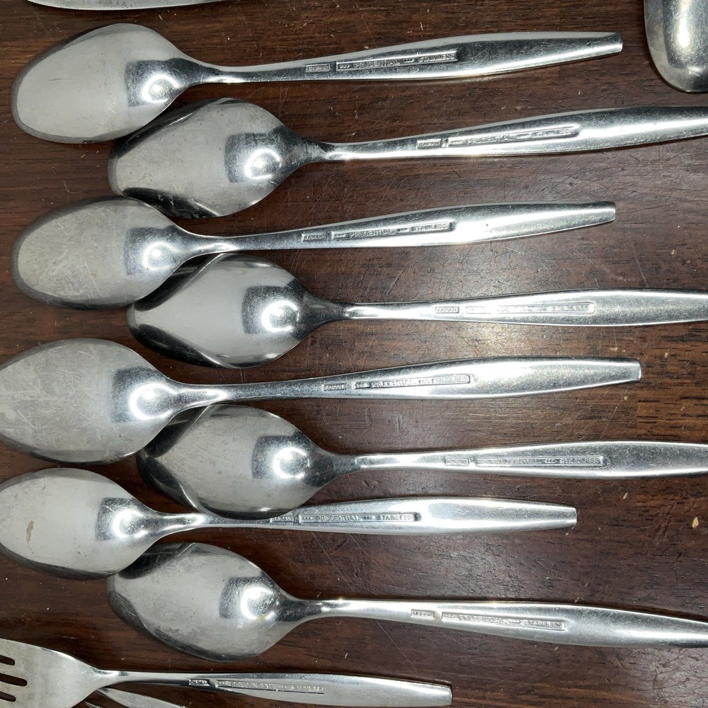 Prudential Stainless “Wheat Sprig” Flatware 30 PC Set