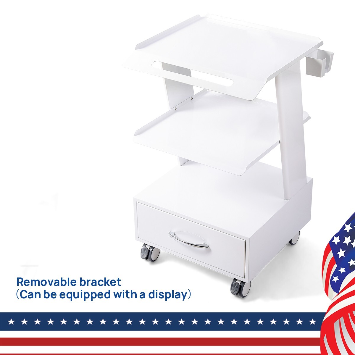 Dental Multi-Function Trolley Cart For Dental Oral scanner/Endodontic Cart