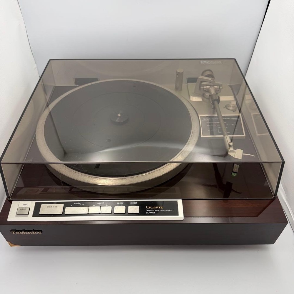 Technics SL-MA1 Direct Drive Turntable Record Player Working
