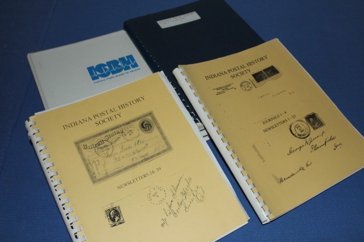 Journal Indiana Postal History Society + Newsletters Many years BlueLakeStamps