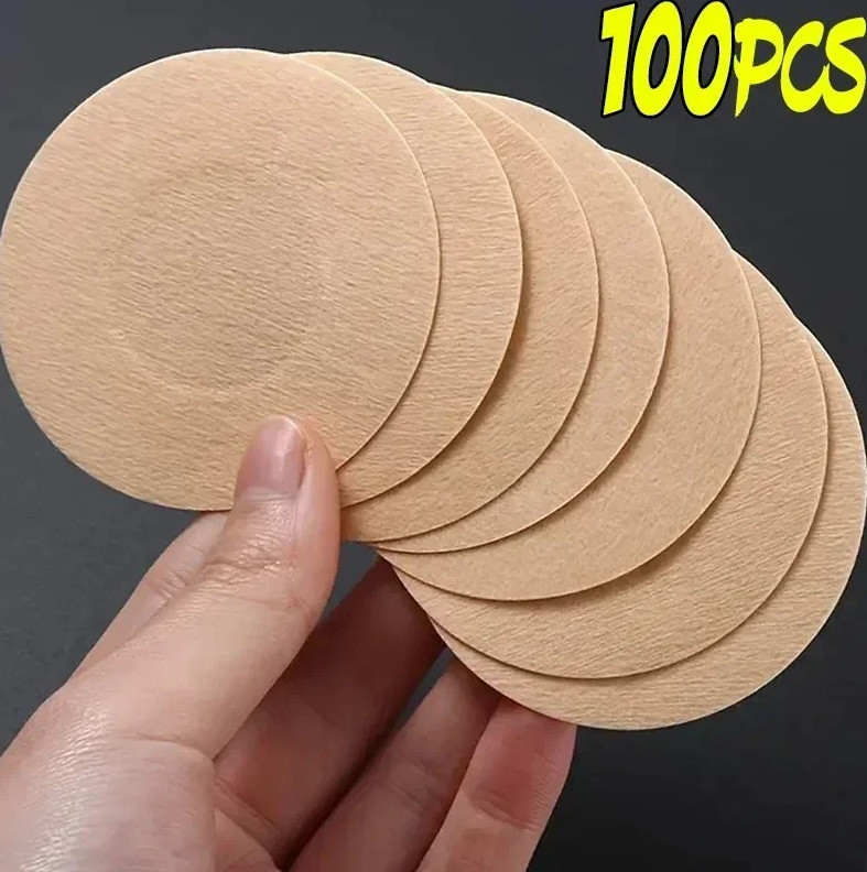 100PCS Invisible Nipple Cover Stickers Self-Adhesive Disposable Breast Pasties
