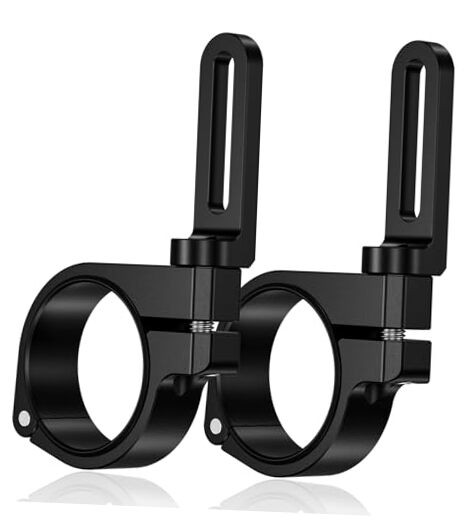 2PCS UTV Light Bar Mounts, Sturdy Aluminium Alloy LED Light Mounting Brackets,