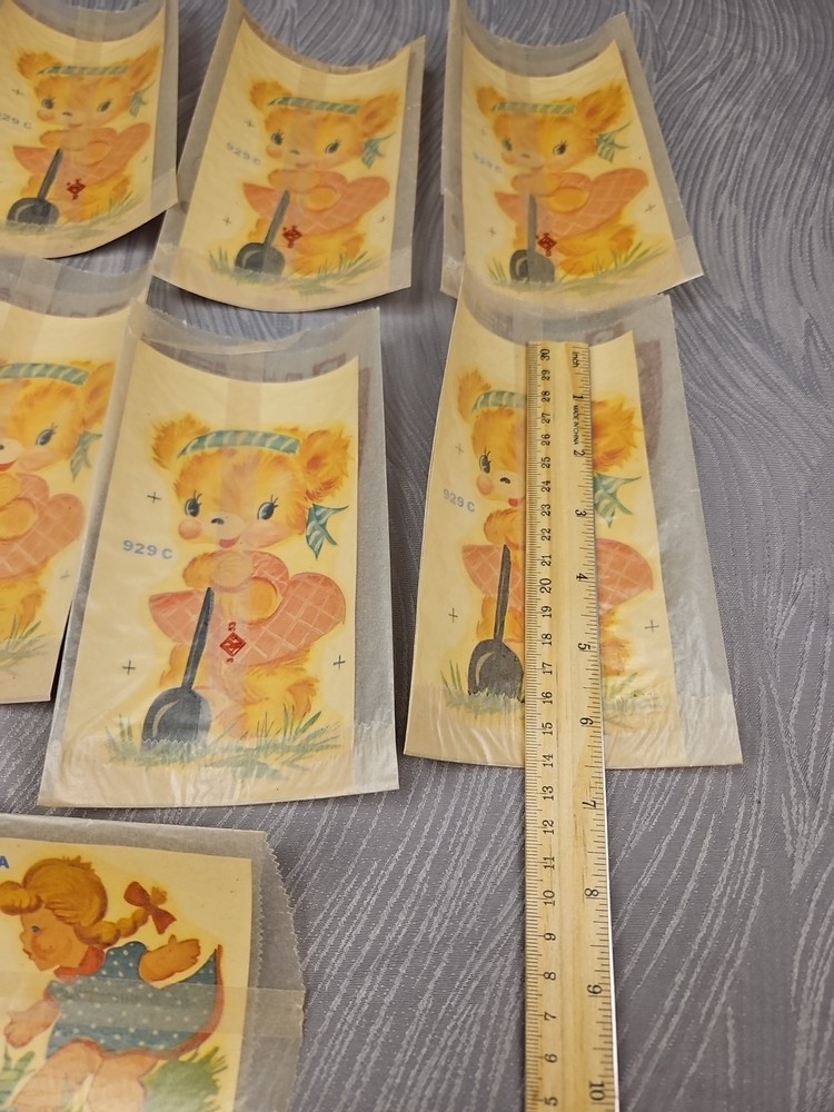 9 vtg duro Decorative Transfers #18