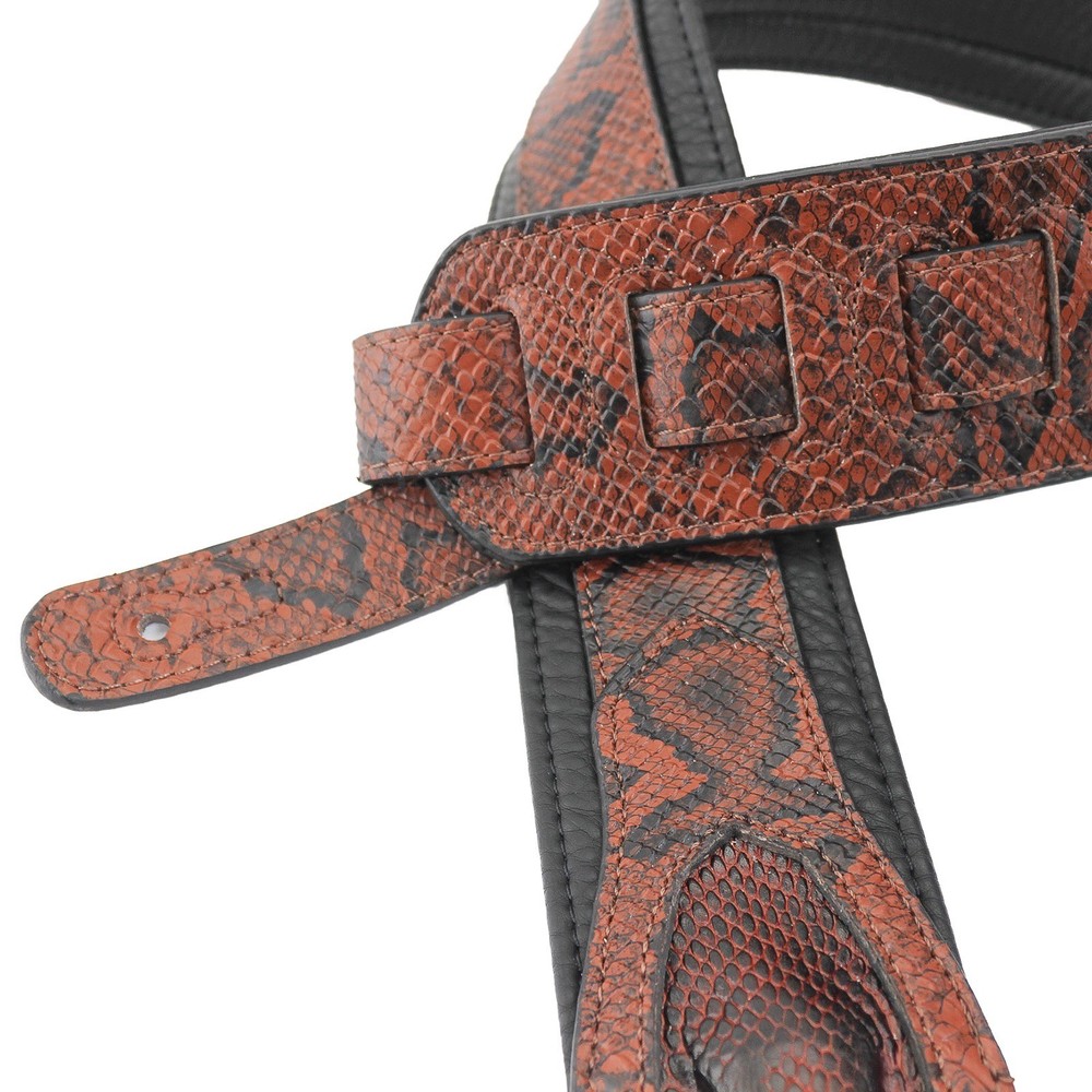 Walker & Williams SF-01 Copper Brown Snake Pattern Strap with Snakehead 