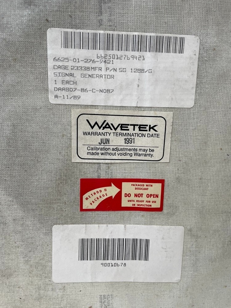 WAVETEK Model 288 20MHz Synthesized Function Generator
