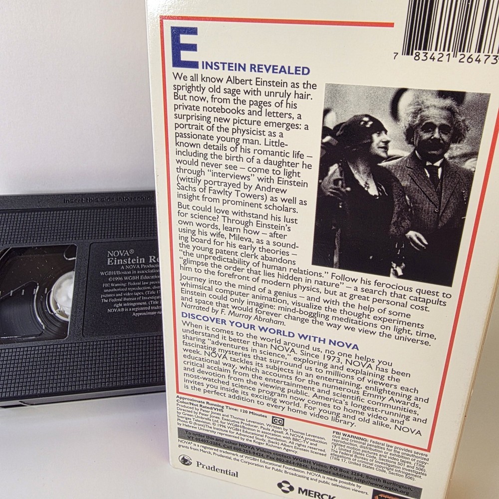Nova - Einstein Revealed (VHS, 1998)