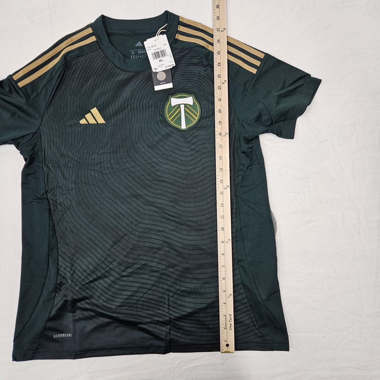 Adidas Portland Timbers Jersey Green Home MLS Soccer IV9938 Women's Size XLarge