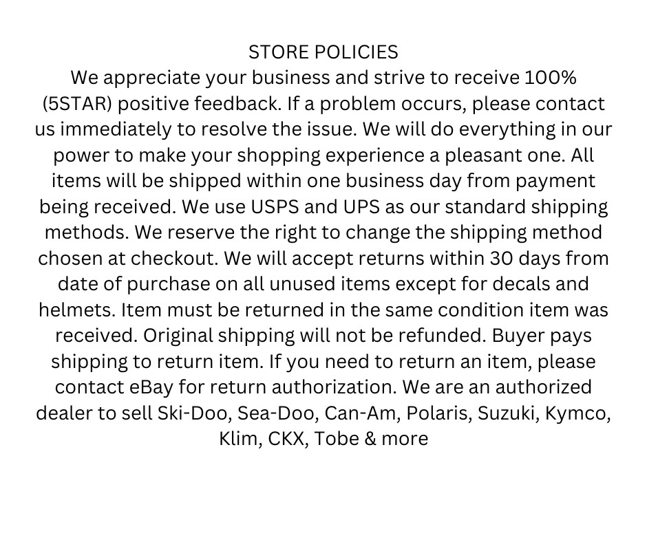 4450810090 SKI-DOO OEM NOS MODULAR SUNSHIELD SLIDER REPLACEMENT BUTTON KIT