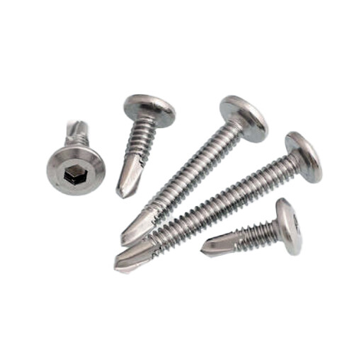 M6.3 allen self-tapping screws hex socket flat head drill tail chamfering nails