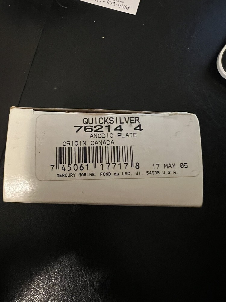 Quicksilver Anode Plate 762144
