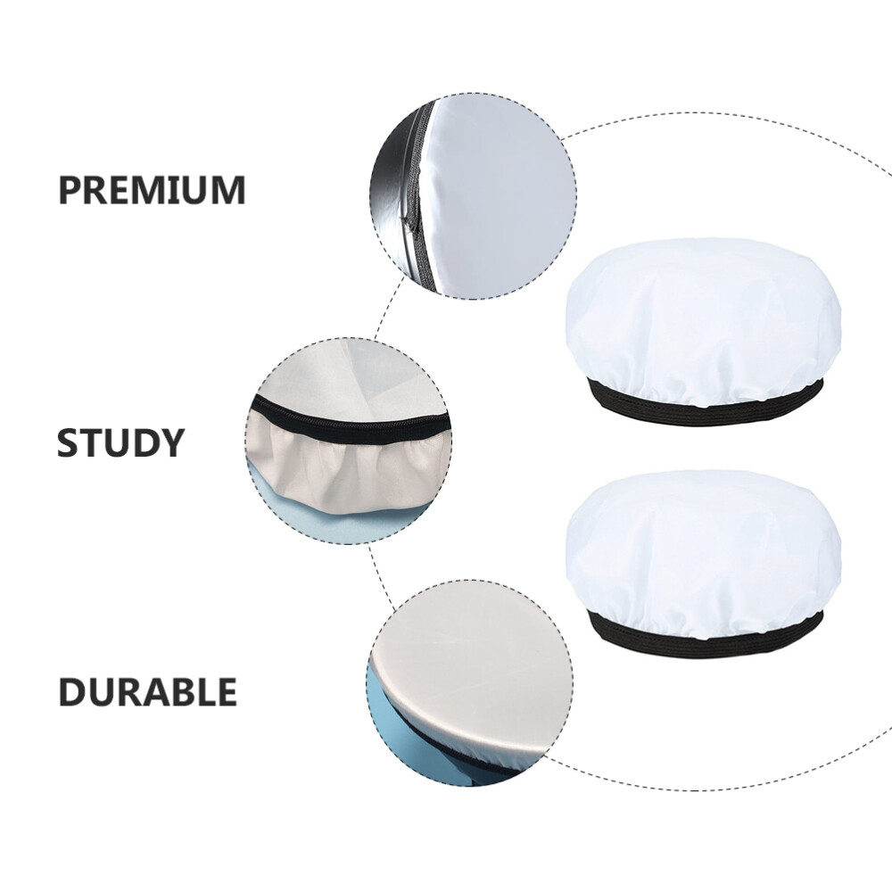 2Pcs Reflector Lamp Shade Diffuser Lamp White Lampshade Diffuser Sock Lamp