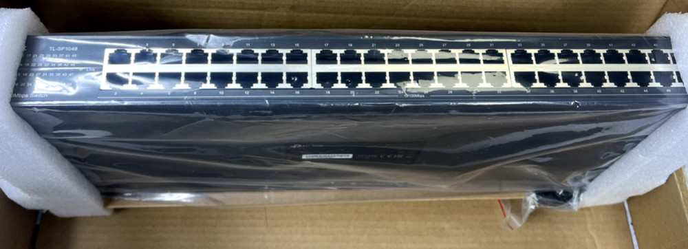 TP-LINK Technologies TP-Link (TL-SF1048) 48-Ports Rack-Mountable Ethernet Switch