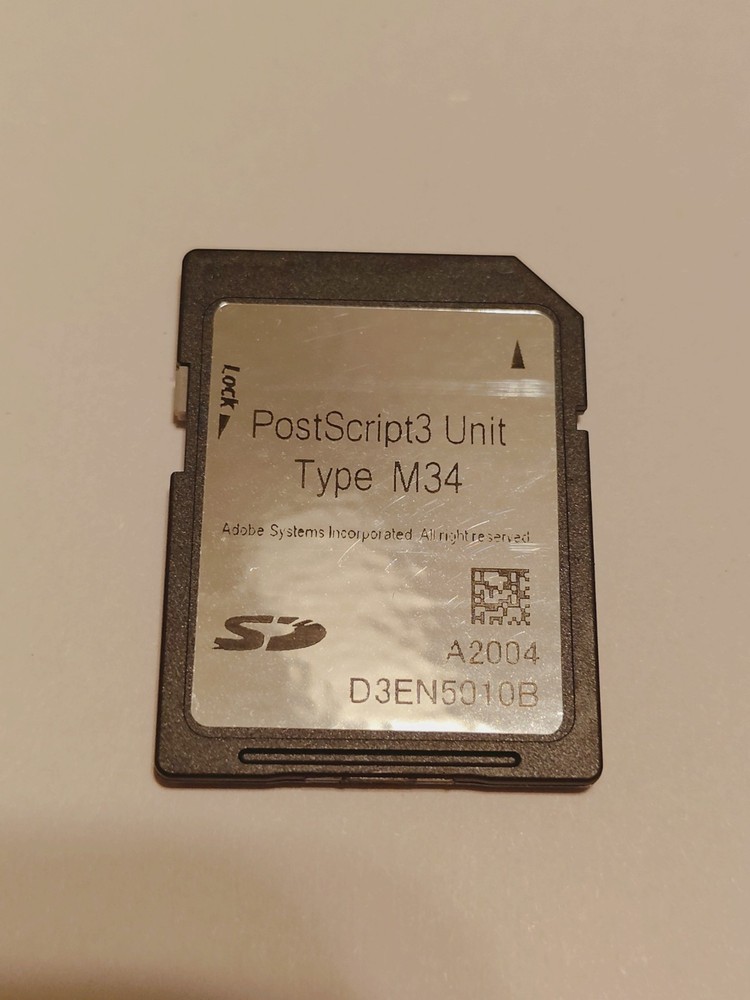 Ricoh Postscript3  Type  M34