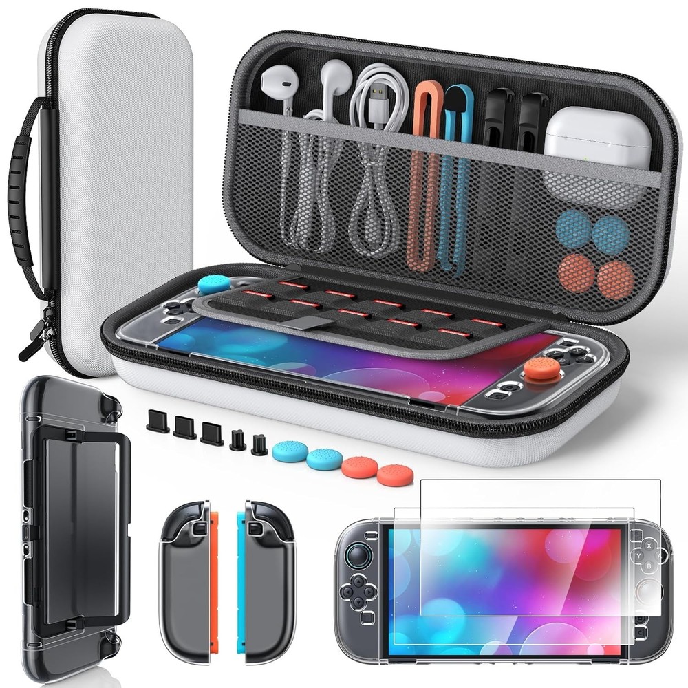 Switch 2 Accessories Bundle for Nintendo Switch 2 2025 White