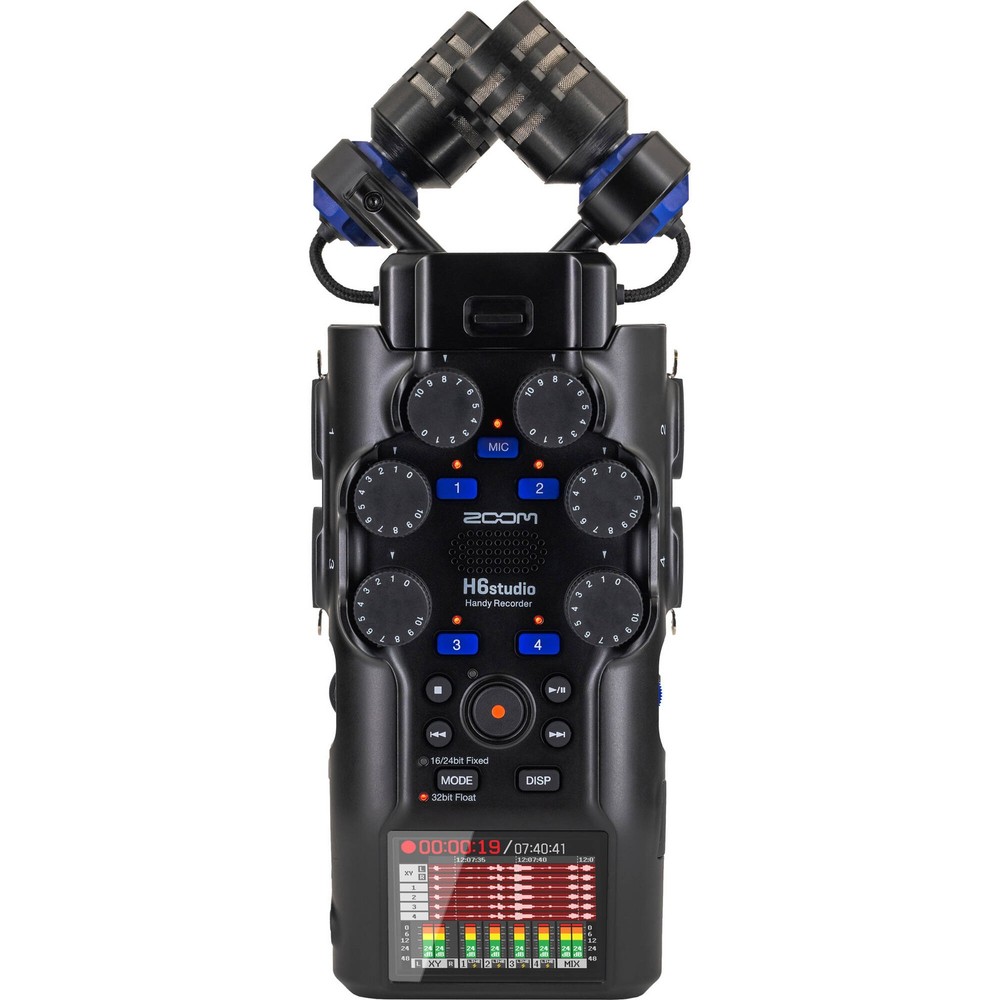 Zoom H6studio 8-Track 32-Bit Float Handy Recorder